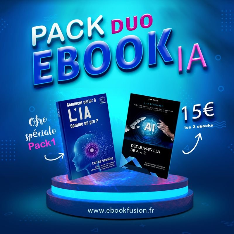 L'IA n'est pas réservée aux experts. La preuve en 3 ebooks accessibles à Tous !