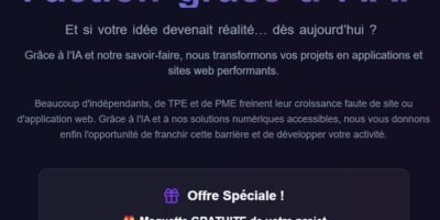 Nous vous aidons à Transformer vos projets en réalité avec l'Intelligence Artificielle