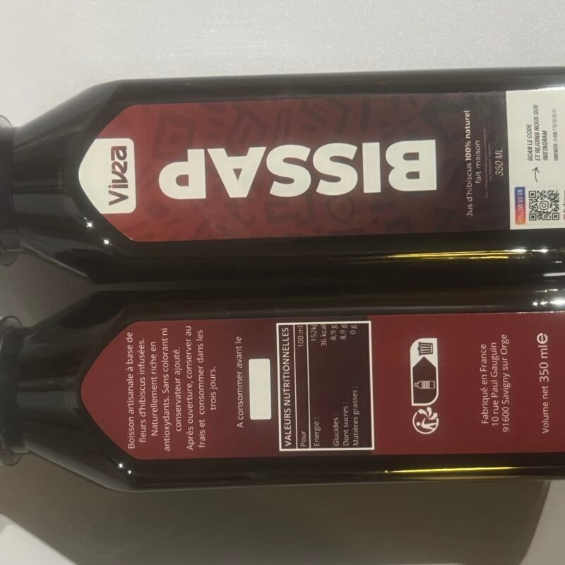 Jus de bissap fait maison et 100% naturel